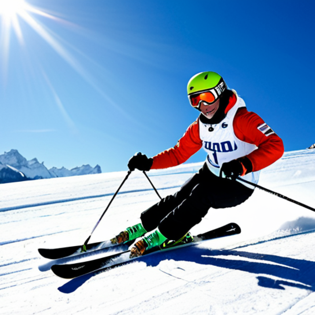 Focused Ski Instructor Candidate**

"A determined ski instructor candidate, fully clothed in professional ski attire, practicing giant slalom on a sunny Italian Alps slope, safe for work, appropriate content, perfect anatomy, natural pose, well-formed hands, professional, family-friendly, crisp focus, blue sky background."

**