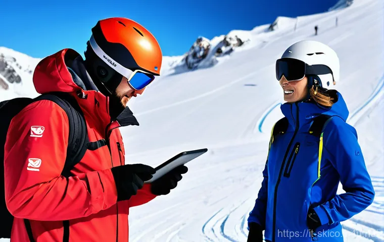 스키 강사의 고급자 트레이닝 방법 - **Prompt:** A dynamic, athletic male or female ski instructor, wearing a professional, form-fitting ...