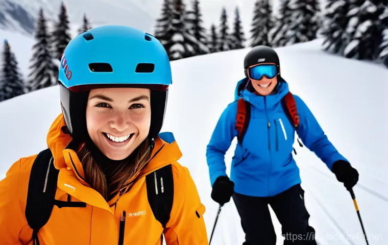 스키 강사의 고급자 트레이닝 방법 - **Prompt:** A modern ski instructor, male or female, wearing a stylish, functional ski jacket and pa...