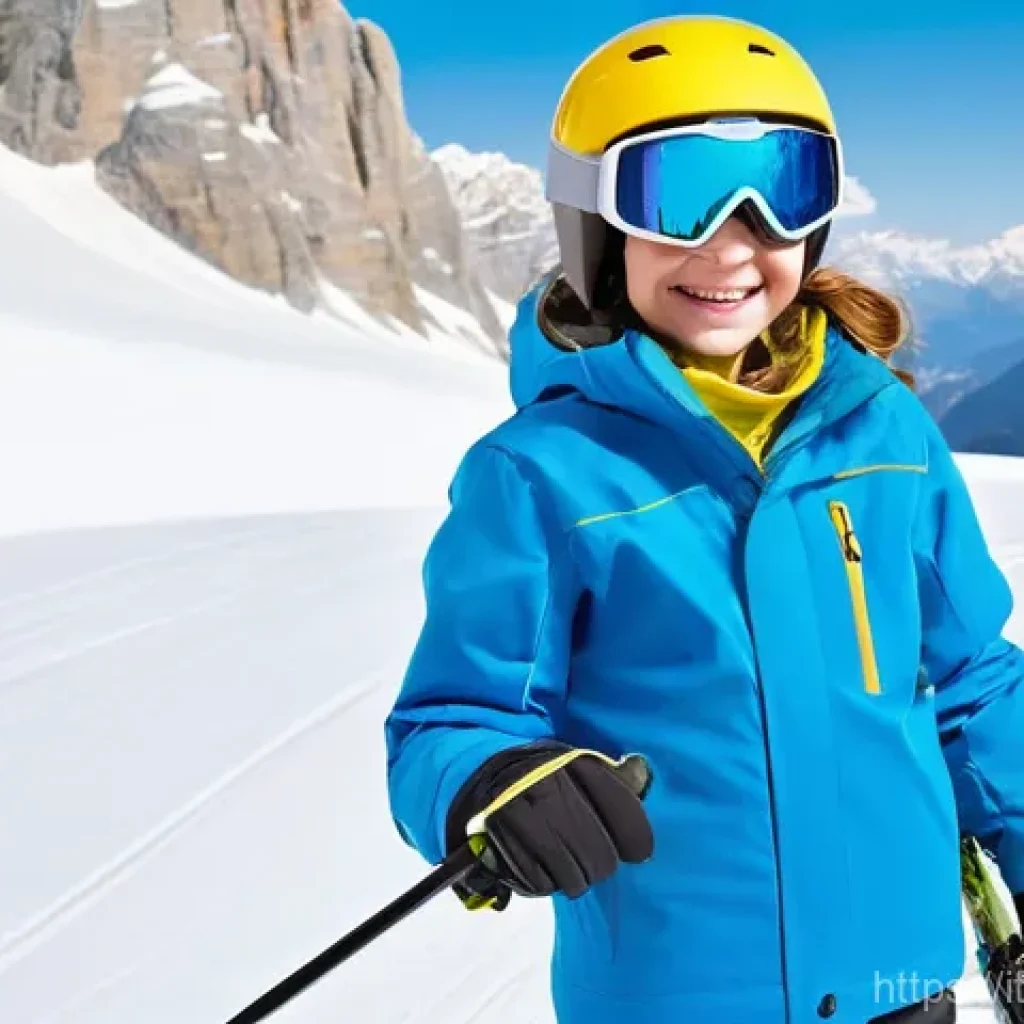 스키 강사의 자격증 취득 후 성장 - **Prompt: "The Pure Joy of a Skiing Milestone"**
A vibrant and heartwarming scene on a sun-drenc...