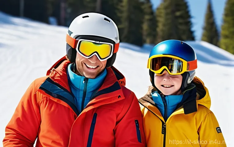 스키 강사의 글로벌 시장 분석 사례 - **Prompt:** A heartwarming scene featuring a male ski instructor, approximately 30 years old, with a...