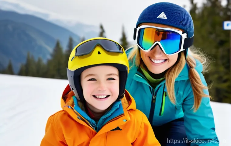 스키 강사의 고객 중심 접근법 - **Prompt:** A compassionate male ski instructor in his late 30s, wearing a sleek, professional black...
