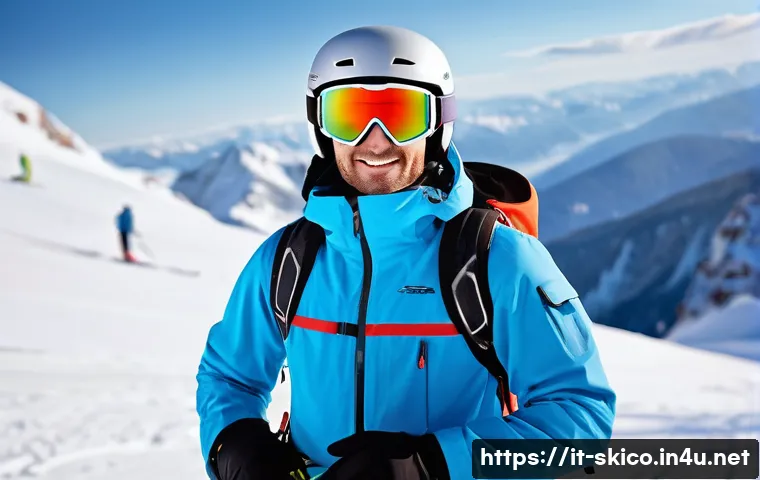 스키 강사의 동계 시즌 준비 - A professional ski instructor dressed in high-quality, waterproof and breathable winter sportswear, ...