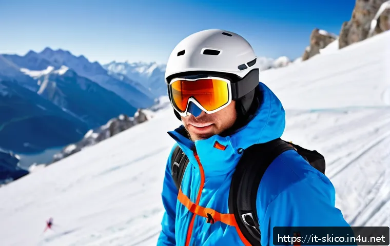 스키 강사의 이직을 고민하는 이유 - A professional ski instructor teaching a diverse group of adult students on a sunny mountain slope i...